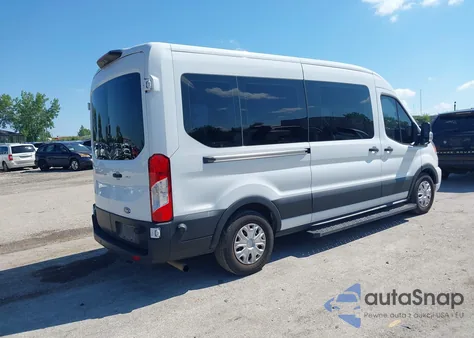 2020 Ford Transit-350 Passenger Van Xlt z USA, uszkodzony, nr VIN 1FBAX2C89LKA42922